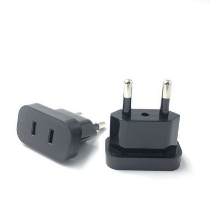 4.8mm US To EU Adapter Travel Converter Adapter American us to eu Plug Euro Plug electrical Adapter AC Electrical Socket Outlet