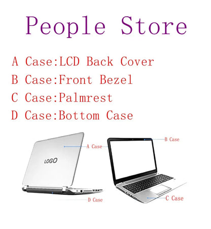 Replace Cover For ProBook 440 G7 445 G7 zhan66 Pro 14 G3 LCD Top Case/Back Cover/Front Bezel/Bottom Case/Hinges Silver