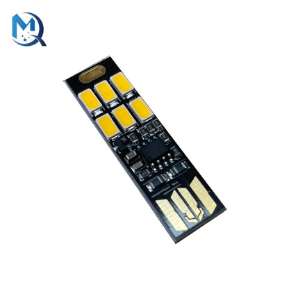 1-10Pcs Portable Mini 5730 USB 6 LED Light 5V Touch Sensor Dimmable Night Light for Power Bank Computer Laptop Book Reading Lamp
