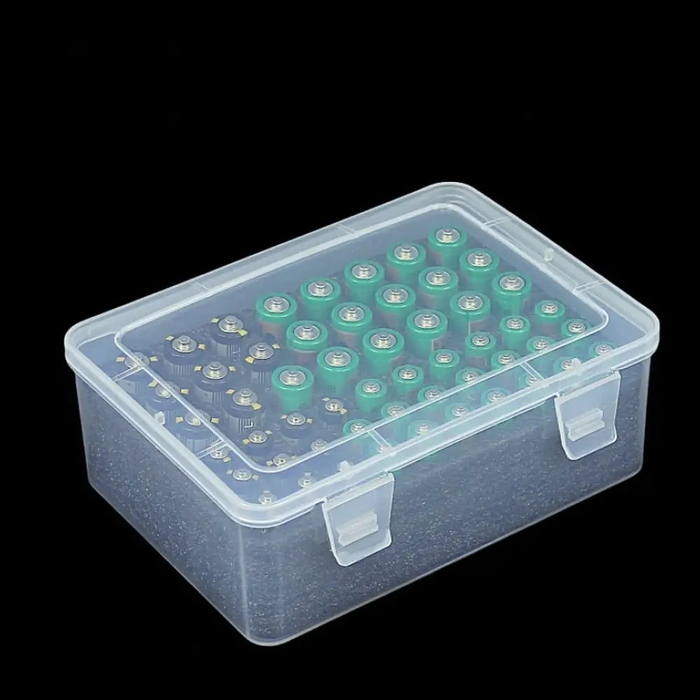 Battery Storage Organizer Holder Holds 54 AA AAA Batteries Battery Box Case Garage Container Home Drawer Organization Dispenser