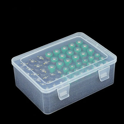 Battery Storage Organizer Holder Holds 54 AA AAA Batteries Battery Box Case Garage Container Home Drawer Organization Dispenser