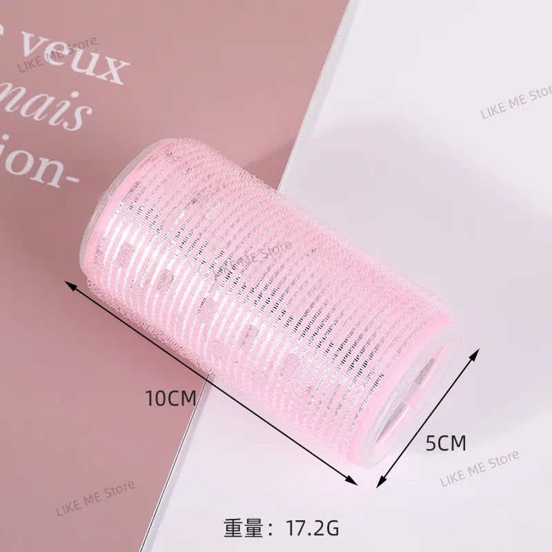 Large Self-Adhesive Hair Rollers Hairdressing Home Use DIY Magic Styling Roller Roll Curler Hair Women Beauty Tools 미용실파마