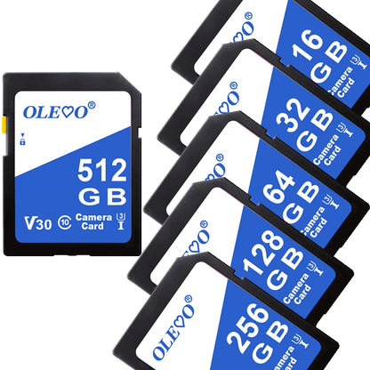 SD Card Class 10 16GB 32GB Memory Card 64GB 128GB 256GB 512GB Memory Card For Camera SRL