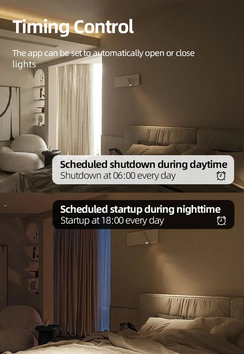 Zigbee Smart DIY Name Switch Work with Tuya App US Type Display Screen Touch Wall Light Switch Alexa Google Home Voice Control