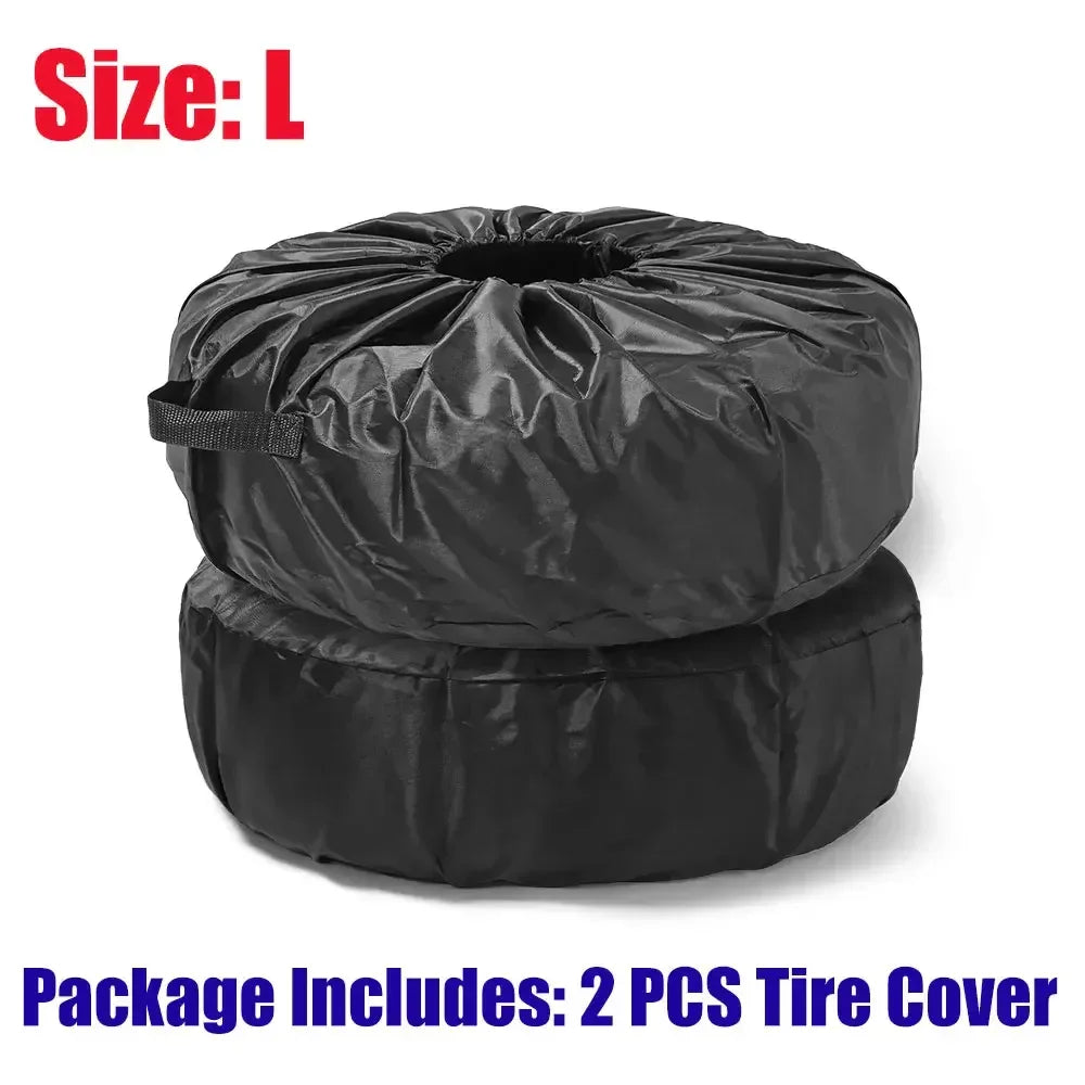 Car Spare Tire Cover Sunscreen Tire Bag Dustproof Protective Film Cloth Waterproof Spare Tire Wheel Bag Tyre Spare Storage Cover