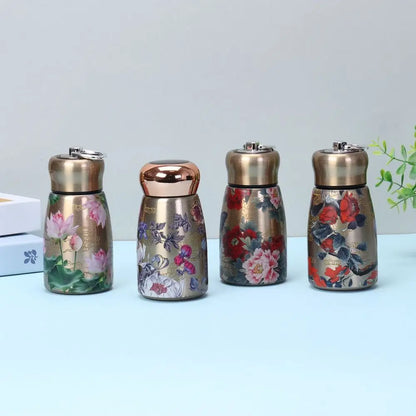 Stainless Steel Insulated Cup 300ml Portable Water Bottle Durable Leak Proof Slim Insulated Thermal Water Bottle Sports