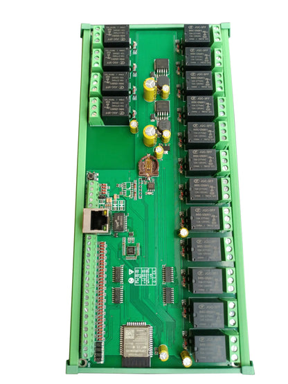 Ethernet Relay Board 16 32 Channel ESP32 WIFI MQTT Home Assistant Domoticz OpenHAB Digital Input Smart Switch