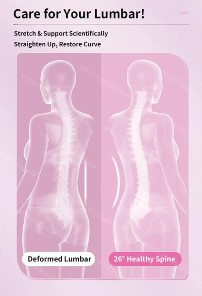 Adjustable Back Stretcher Therapy Cervical Shoulder Back Pain Relief Yoga Fitness Waist Massager Muscle Relax Posture Corrector