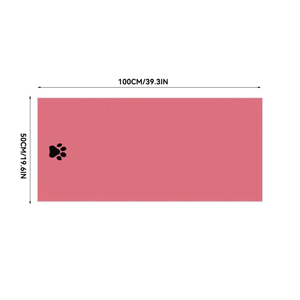 3 Size Options Microfiber Pet Bath Towel Embroidered Super Soft Absorbent Cat for Dogs Grooming Supplies