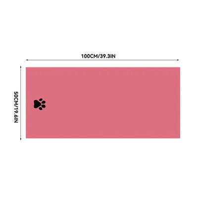 3 Size Options Microfiber Pet Bath Towel Embroidered Super Soft Absorbent Cat for Dogs Grooming Supplies
