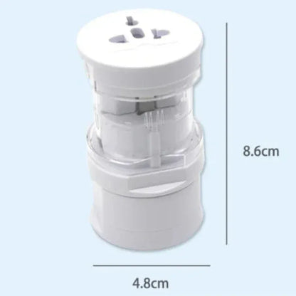 Global Plug Adapter Cylindrical International Travel Converter European United States Travel Plug Converter Electric Appliance