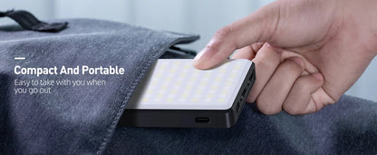 LED Selfie Light Phone Fill Light 120 LED 3000mAh Rechargeable Portable Video Light for Tiktok Vlog Video Conference Selfie