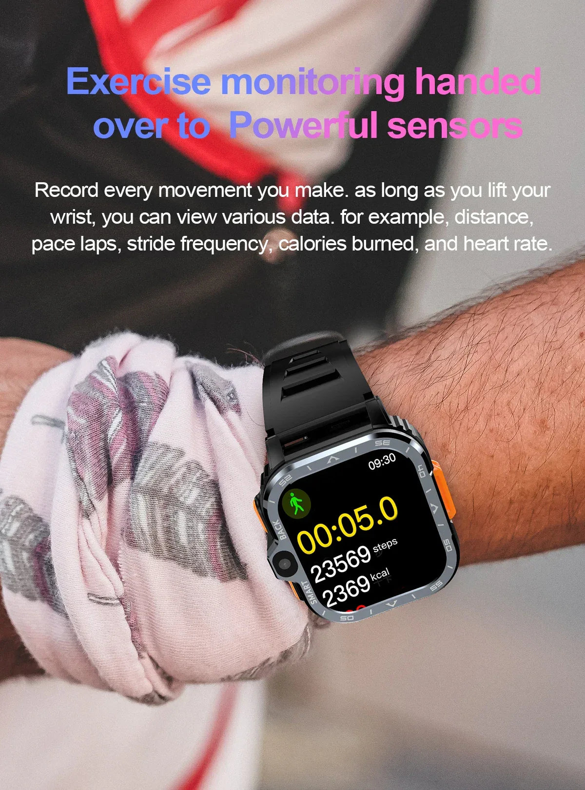 2024 New SIM Smart Watch 2.03inch 4G Network GPS Wifi NFC Dual Camera 64G ROM Storage Google Play Small mobile phone Smartwatch