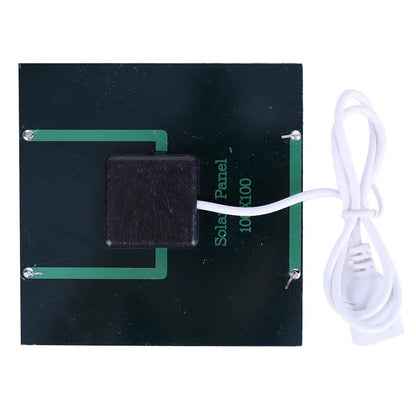 3/5W Battery Charger Solar Panel USB Output Polycrystalline Solar Panel Mobile Power Supply Lightweight for Charger 3.7V Battery