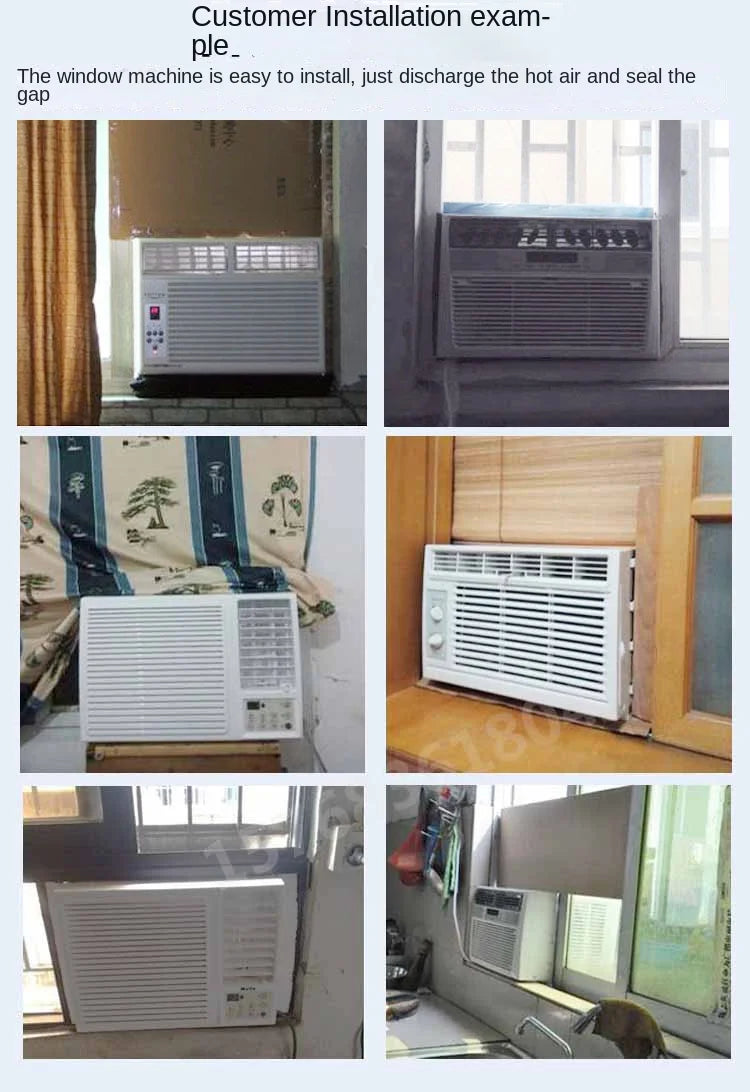 Compressor Window Machine Window Air Conditioner Single Cold Cooling and Heating 1P 2P Mobile Air Conditioner All-in-One Machine