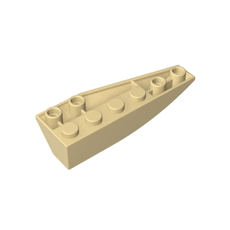 Gobricks 10PCS 41765 Bricks Wedge Curved Inverted 6 x 2 Parts Left Compatible MOC Building Block Adult Kids DIY Education Model