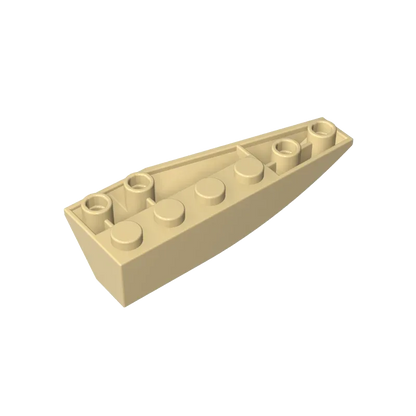 Gobricks 10PCS 41765 Bricks Wedge Curved Inverted 6 x 2 Parts Left Compatible MOC Building Block Adult Kids DIY Education Model