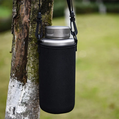 Boundless Voyage Sports Bottle 1000ml, Titanium Water Bottle Wide Mouth, Camping Hiking Cycling Drinkware, Tea Coffee Canteen