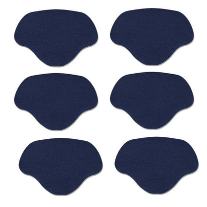 6pcs Shoe Repair Stickers Fabric Heel Protector Anti-Wear Repair Holes Self-adhesive Patches Insoles Pad Foot Care Insert