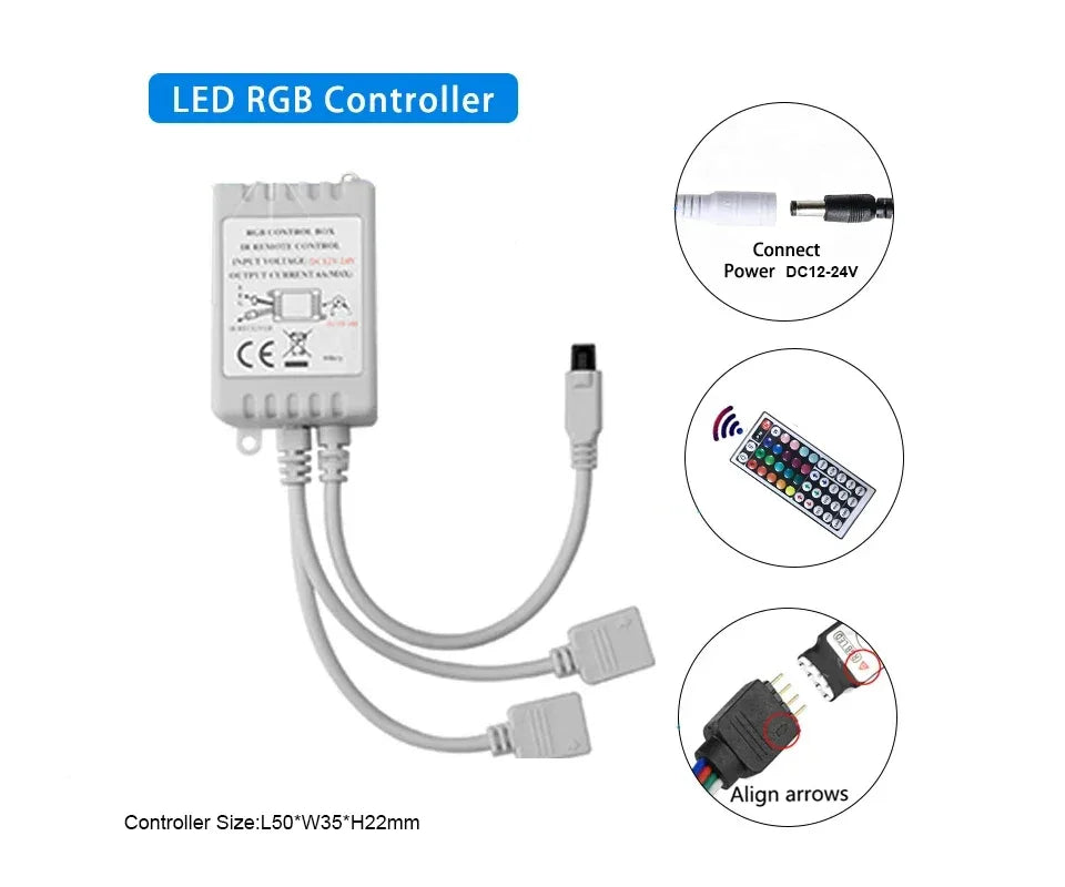 RGB Led Lights Strip Wifi Bluetooth Adhesive Led Tape Rgb 5050 Led Strips For Bedroom Party Lights Wall Room Decoration