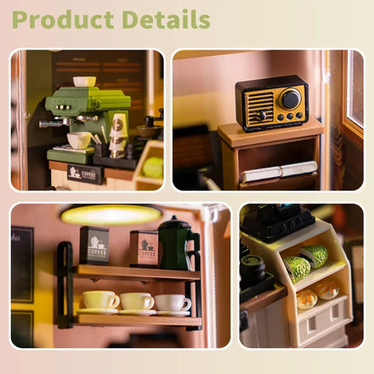 New DIY Miniature House Model with Soft Lights, High-Detail Quality, Easy 1-Hour Assembly, Perfect Birthday & Christmas Gift