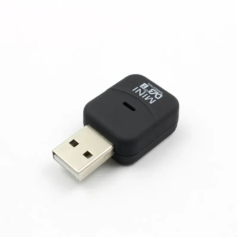 Mini USB DVB-T Digital Terrestrial TV Receiver Tuner Stick Dongle OSD MPEG-2 MPEG-4 with Antenna Remote Control For Laptop PC
