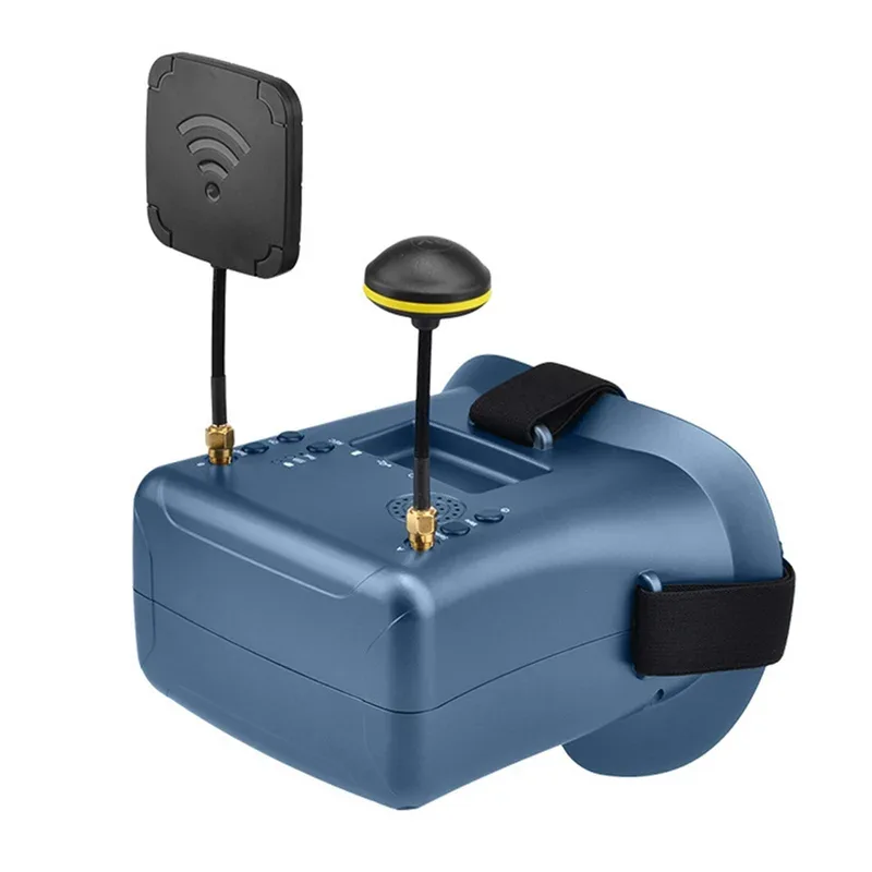 High Quality LS-008D FPV Goggles 5.8G 40CH 4.3Inch 480X272 Built-In DVR Dual Antennas 2000Mah For RC Racing Drone