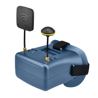 High Quality LS-008D FPV Goggles 5.8G 40CH 4.3Inch 480X272 Built-In DVR Dual Antennas 2000Mah For RC Racing Drone