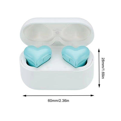 Wireless Earphones Game Earbuds Heartbuds Bluetooth-compatible In Ear Noice Cancelling for Student Girl Women