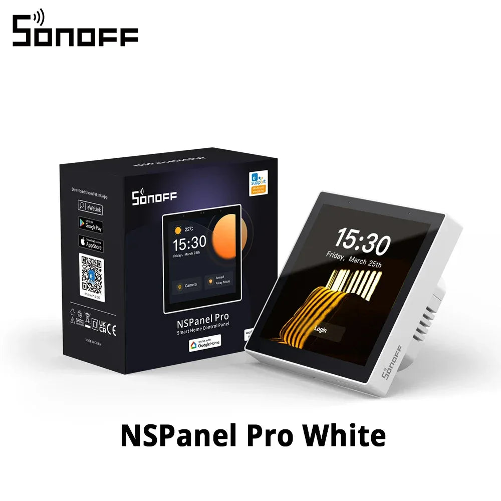 SONOFF NSPanel Pro Smart Home Control Panel Smart Thermostst Power Consumption DIY Switch Module Supports All Sonoff Devices