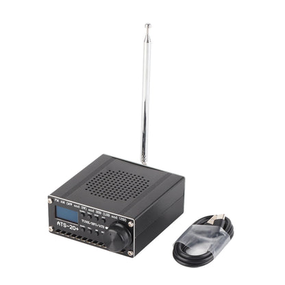 Full Band Radio Receiver AM LW MW SW SSB LSB USB Scanner Portable with Antenna ATS-20+ Si4735 Electronic Components