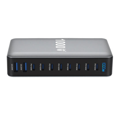 New 1000W GaN USB Type C Charger PD3.1 PPS 10-Port Desktop Fast Charging Station Adapter for Tablets & Mobile Dropshipping