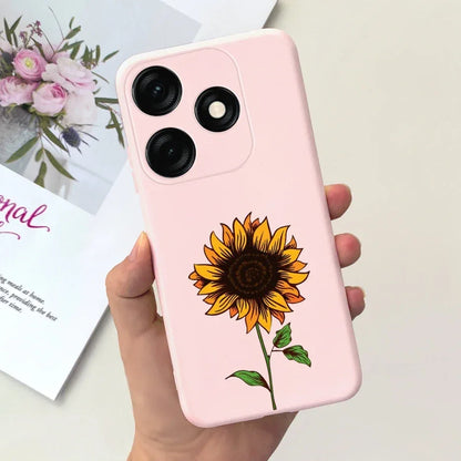 For Tecno Spark 20 Case Spark 20C BG7n Prety Girls Butterfly Painted Phone Case For Tecno Spark 20 Pro Spark20 C Soft TPU Fundas