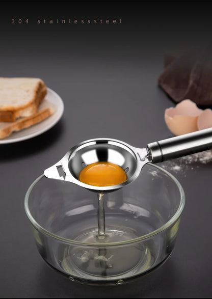 Egg White Separator Stainless Steel Tools Eggs Yolk Filter Gadgets Kitchen Accessories Separating Funnel Spoon Divider Utensils
