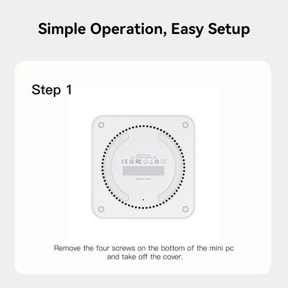 Beelink ME Mini ME Pro Intel Twin Lake N150 LPDDR5 4800MHz 16GB RAM 1T SSD WiFi6 4K Dual Lan Home Network Storage NAS Mini Host