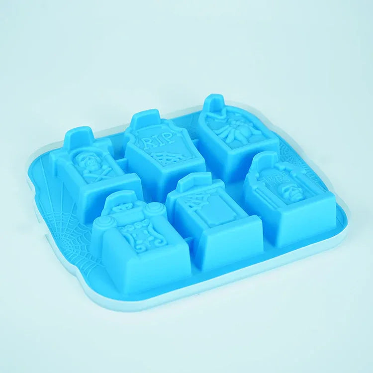 3D Skull Baking Cake Mold for Halloween ,Ice mold,Food Grade Silicone DIY Large Skull Cake Pan,Halloween Decor Birthday Party