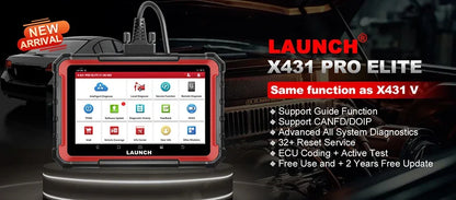 LAUNCH X431 CRP919E BT Car Diagnostic Tool OBD2 Scanner DBScar VII VCI Auto with Active Test ECU Coding CANFD DOIP 31+ Reset