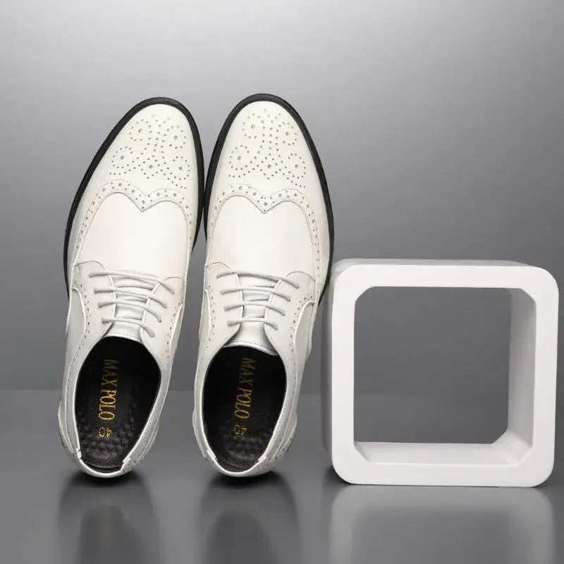 Social Shoe Male Breathable In Summer Official New Pointed Toe Men's Formal Shoes Cheap Liquidation Gentleman Legitimate Leather
