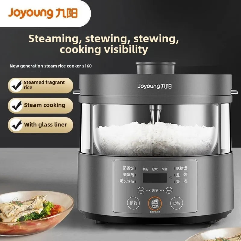Steam rice cooker smart home low-sugar glass inner liner steamer multi-function rice cooker S160