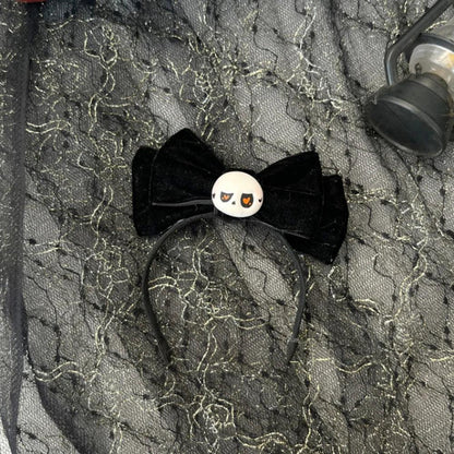 Halloween Themed For Labubu Headwear Halloween Ghost Skull Funny Headwear Mini Doll DIY Head Inserted Hair Hoop Accessory