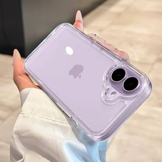 Transparent Acrylic Clear Phone Case For iPhone 17 Air 16 15 14 13 12 11 Pro Max Plus XS X XR Shock Proof Protection Back Cover by PDG ibma
