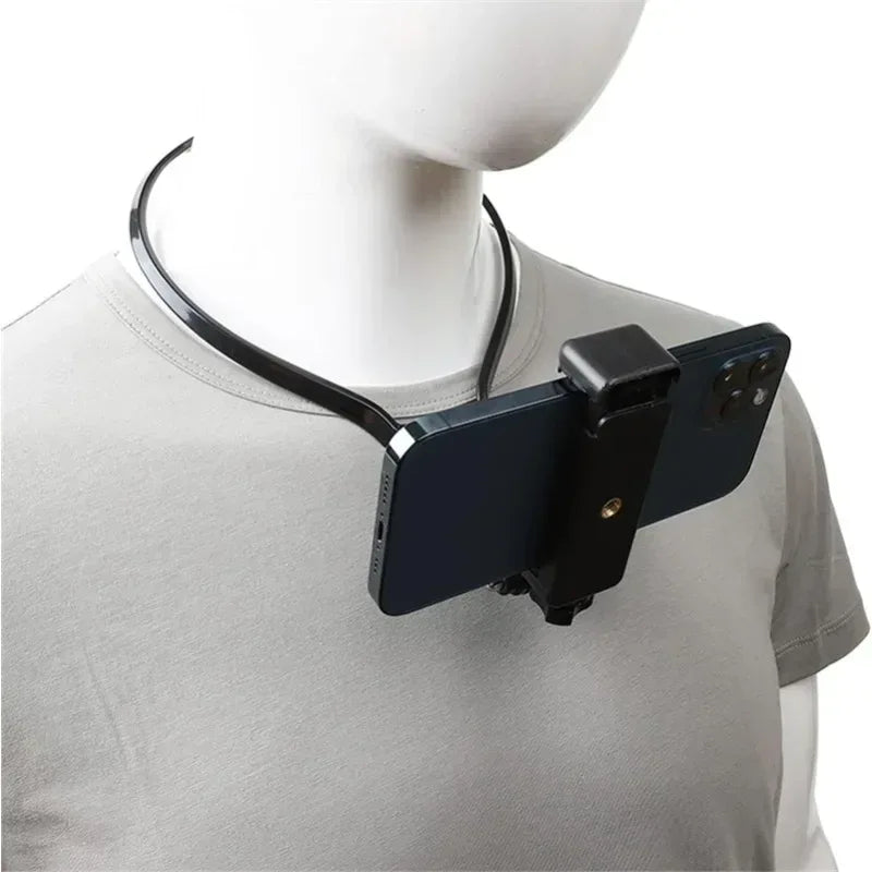 Portable Outdoor First View Bracket Neck Hanging Phone Holder Universal Action camera For Sport Camera 7.2 inches Smart Phone