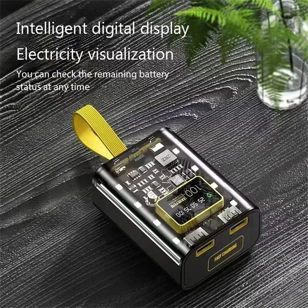 DIY Power Bank Box for 3*18650 Batteries Dual USB Fast Charging 5V 2A With LED Night Light Battery Case For Phone Charging