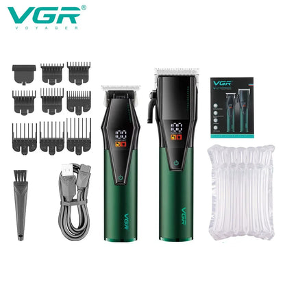 VGR Hair Trimmer Professional Barber Haircut Machine Adjustable Hair Clipper Cordless Hair Cutting Machine Trimmer for Men V-677