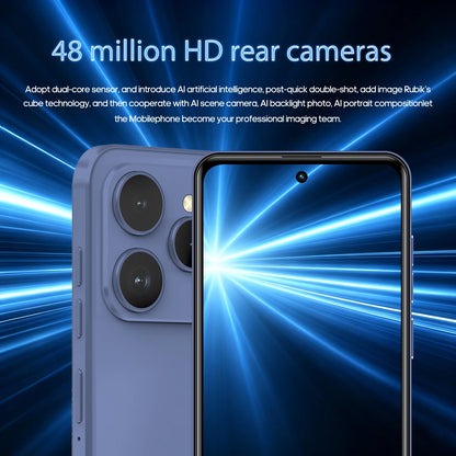 FUFFI M17 Pro Smartphone Android 6G RAM 128GB ROM 6.56 Inch Cellphone 720x1612HD 24+48MP 5800mAh Battery 4G Network Mobile Phone