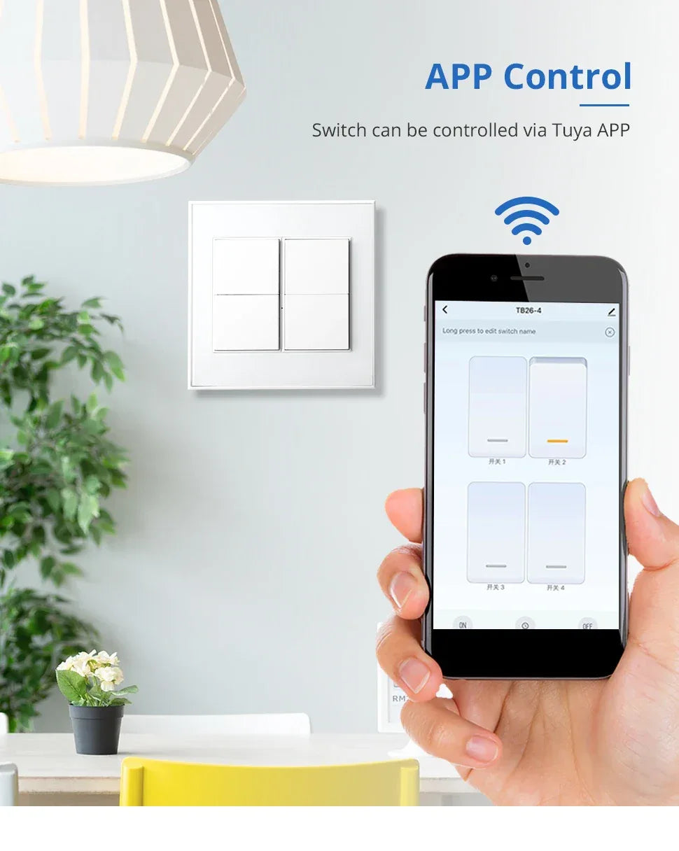 Zemismart Zigbee Interrupter 1 2 3 4 6 Gangs Light Switch Brazilian Wall switches Work with Tuya Smart Life Alexa Google Home