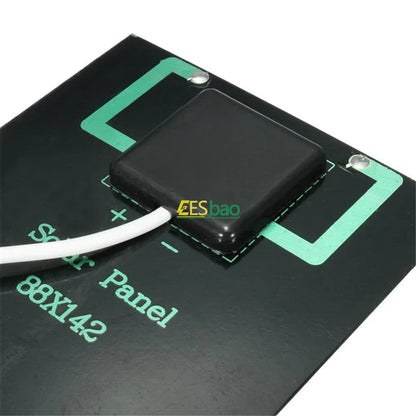 5V USB Solar Charger Outdoor Portable Waterproof Hiking Camping for Power Bank Phone Small Electronics  portable solar panel