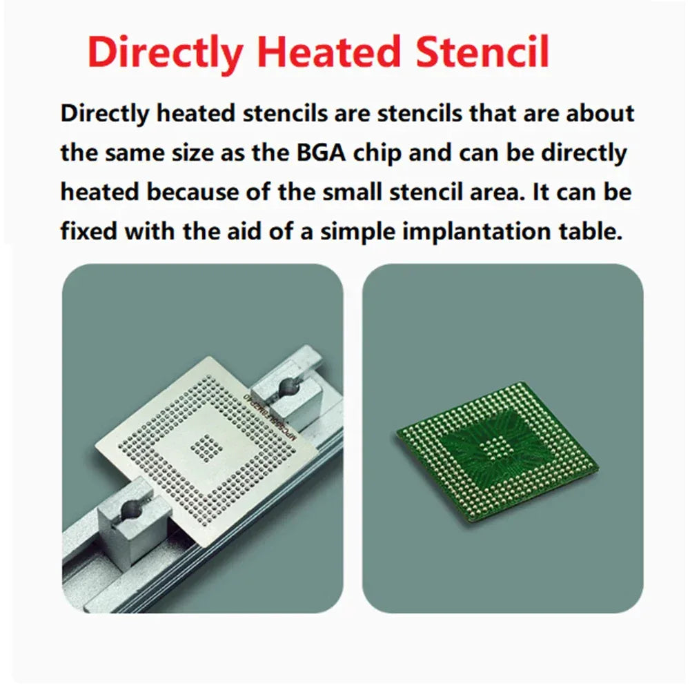 BGA Reball Stencil For RX580 RX580G 215-0876205 215-0876184  215-0909018 215-0910038 215-0910066 215-0910052 Graphics Chip Ball