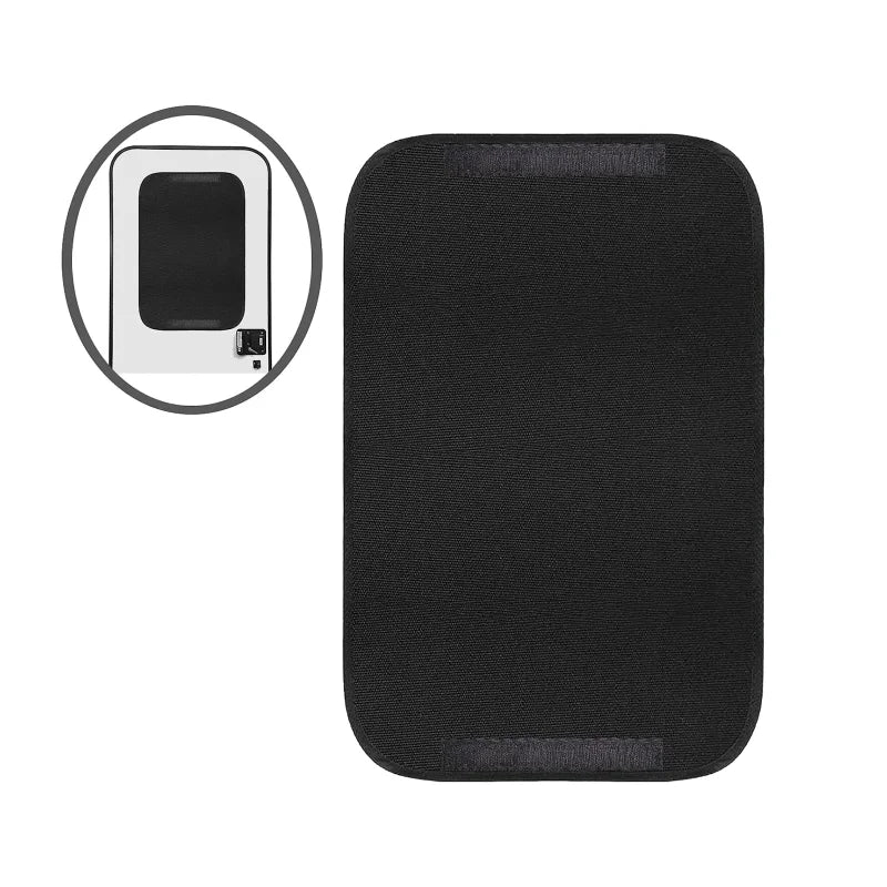 1pc Black RV Door and Window Shade Cover 64x41cm RV Blackout Curtain