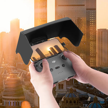 For DJI Mavic 3/Mini 2/Air 2/Air 2S/Mini 3 Pro RC-N1 Remote Controller Hood Sun Shade Mobile Phone Monitor Light Cover Drone